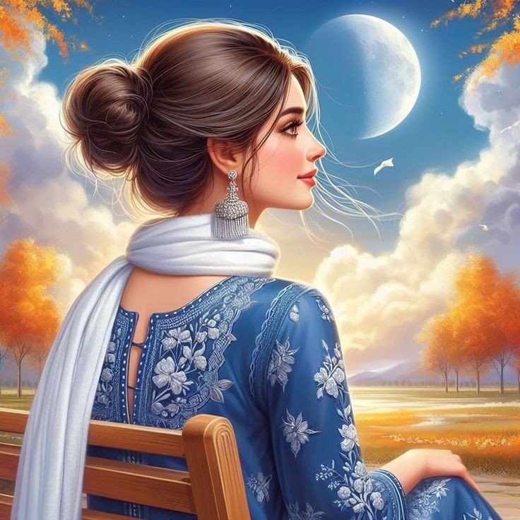 Attitude cartoon girl dp