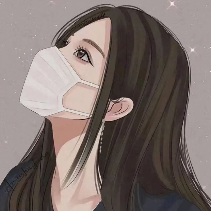 Mask wali girl dp new