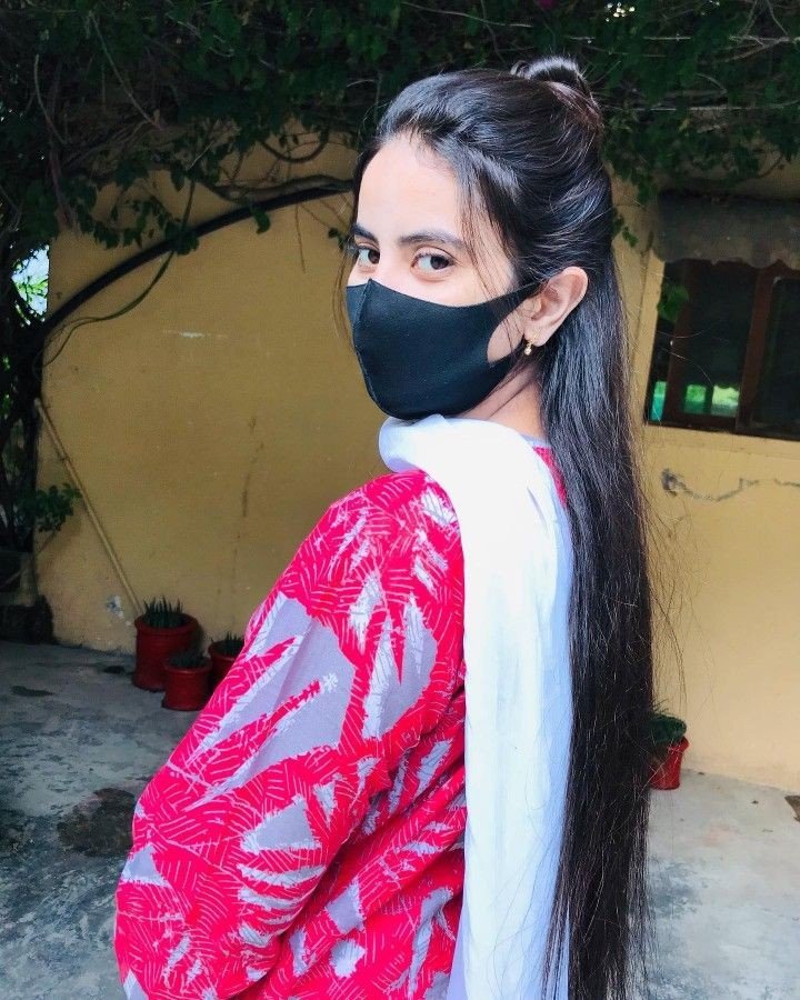 Mask girl dp for whatsapp